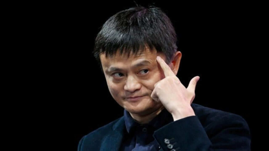 Retrato del empresario Jack Ma fundador de Alibaba